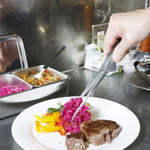 日本製 EBM 可站立烤肉夾 18-0不鏽鋼 銀色防滑燒烤夾 BBQ烤肉夾 食物夾 廚房料理夾, , large