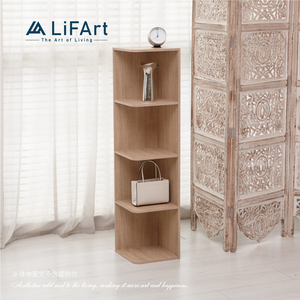 4-Tier Corner Bookcase