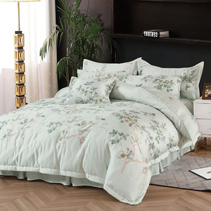 【多利寶寢具】FITNESS_100%純天絲頂級60S雙人七件式床罩組-花寐