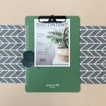 【PENROTE 筆樂】多功能A4木質板夾 煎茶綠, , large