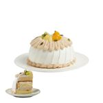 6 taro pudding whipped cream cake, , large