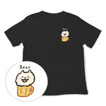 JZ TEE Samoyed - Beer Graphic Tee, , large