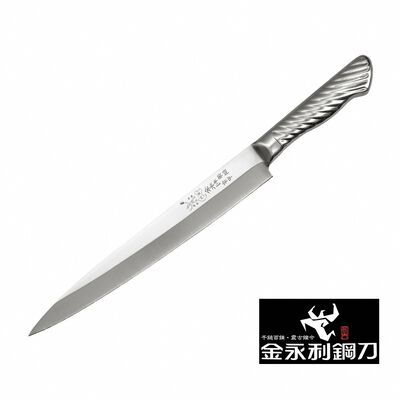 【金永利鋼刀】鋼柄系列 中生魚片刀D1-8