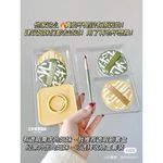 【台灣現貨】爾木萄 100分棉花糖粉撲 『白鹿同款』 AMORTALS粉撲 超軟不吃粉 一盒三入（兩個粉撲+1支遮瑕刷）, , large