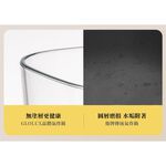 【Glolux】小白金3.5L晶鑽氣炸鍋 玻璃氣炸鍋 氣炸鍋 烘培紙, , large