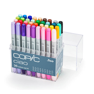 【COPIC】Ciao 第三代 圓桿麥克筆 36 Color Set A 36色 A色系 /盒 36A 日本原裝進口