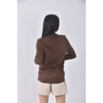 (M) 韓牌棕色長袖上衣二手衣, , large