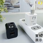 [O-ONE] 33W GaN USB + Type-C Fast Charger — Compact Dual-Port Wall Adapter, PD/QC Compatible, White
Includes Carry Pouch — Limited Offer, , large