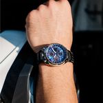 CITIZEN 星辰 限量牛頭錶 光動能鈦金屬計時手錶 禮物 AV0088-01L, , large