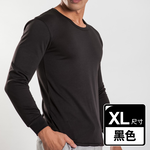 Drawstring Fleece Warm Jacket_Crew Neck_Men's_Gray, , large
