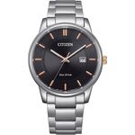 CITIZEN 星辰 光動能經典手錶-黑/40mm BM6977-70E, , large