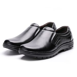母子鱷魚牛皮套式休閒鞋-黑27.5cm