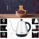 AIWA 愛華 1.0L不鏽鋼細口溫度計快煮壺 EK110410SR, , large