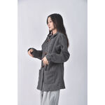 (XL) lativ質感格紋灰色外套二手衣, , large