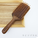 金絲綠檀木-大方氣墊梳-1支, , large
