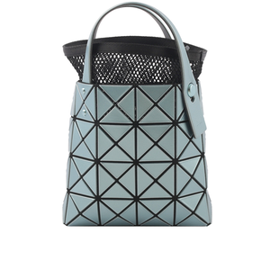 ISSEY MIYAKE BAO BAO LUCENT BOXY 4X4 迷你金屬色手提包/淺藍色