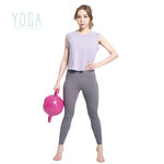 【AREX YOGA】 AS-7424 大碼瑜珈 短版上衣 瑜珈上衣 無袖背心 短版背心 瑜珈棉質背心 棉質背心 短背心, , large