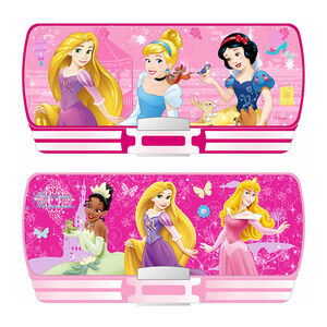迪士尼公主系列高週波雙開筆盒-花色隨機出貨
