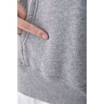 (L) united athle質感棉質連帽灰色長袖上衣二手衣, , large