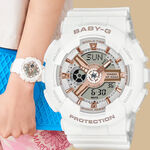 CASIO 卡西歐 Baby-G 街頭風格雙顯手錶 BA-110XRG-7A, , large