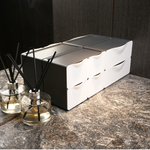 【O-Life】Stackable Desktop Drawer Cabinet-4 Drawers Black, , large