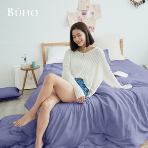 BUHO 日系防水防蹣3.5尺單人床包+雙人被套三件組(多款任選)