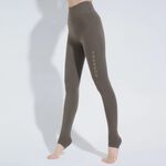 YOGA FLOW Chakra Pants - 脈輪柔彈緊身長褲 - 蜜茶棕 Bark, , large