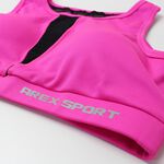 【AREXSPORT】AS-7367 運動內衣 無鋼圈內衣 透膚內衣 性感內衣 包覆 歐美 網紗透膚（可抽胸墊）少女內衣, , large