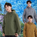 [杜戛地DZRZVD]【情侶款】202417山系風格原紗防曬輕薄外套～兩側口袋有拉鍊、微皺風格最拉風, , large