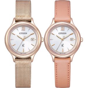 CITIZEN 星辰 XC 水耀光 亞洲限定光動能米蘭帶女錶 禮物 EW2635-62A