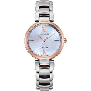 CITIZEN 星辰 L系列 耶誕款光動能手鍊女錶-28mm EM0536-84Y