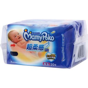 Mamy Poko Wet Towel Pure Thick Treval