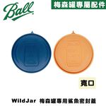WildJar Plastic Mason Jar Lids Wide Mouth-blue, , large