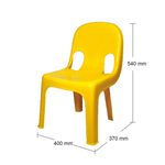 孔雀椅, 黃色, large