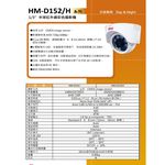 昌運監視器 環名 HM-D152H 200萬 2MP 日夜兩用 紅外線彩色半球型攝影機, , large