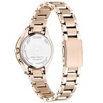 CITIZEN 星辰 XC 鈦 日月顯示光動能電波女錶 EE1004-57A, , large