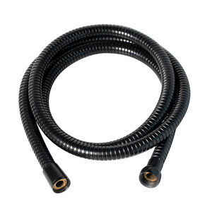 180cm black high flow shower hose
