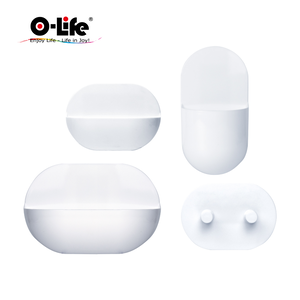 [O-Life] Wall magnetic storage 4-piece set-white