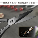 仙德曼多功能鈦廚剪-附套+磨刀石-2支, , large