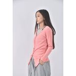 (S) 質感V領粉色外套二手衣, , large