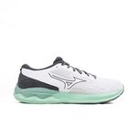 Mizuno Wave Revolt 3 男 慢跑鞋 運動 休閒 一般型 路跑 緩震 白綠 [J1GC248104], , large