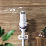 【MOLIJIA】6-Piece Home Cleaning Set - Handheld Corded Vacuum Cleaner for Dirt and Mites - Snow White & Purple, , large