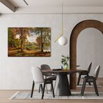 【御畫房】湖畔風景 國家一級畫師手繪油畫60×90cm(VF-194), , large