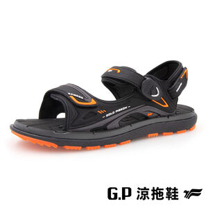 G.P休閒男涼鞋-橘色39