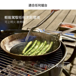 24cm Flat Carbon Steel Fry Pan, , large