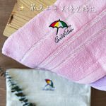 [凱美棉業] 5入組 隨機出色 MIT台灣製 28兩厚實雨傘牌 刺繡小LOGO大人巾/毛巾 粉嫩4色款, , large