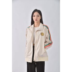 (XL) li ning棉質純棉黃色外套二手衣
