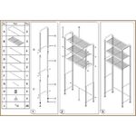 【H&R安室家】省空間多功能馬桶置物架 TS16C, , large
