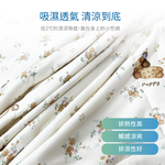 【多利寶寢具】Indian_涼爽紗親膚夏涼感被/空調被/冷氣被/涼被-慵懶小兔(優惠活動), , large