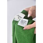 (F) maison質感羊毛綠色罩衫二手衣, , large